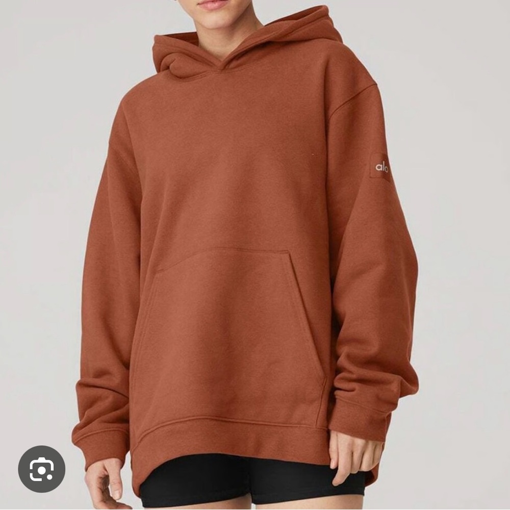 ALO Yoga Renown Heavyweight Hoodie, rust, XL